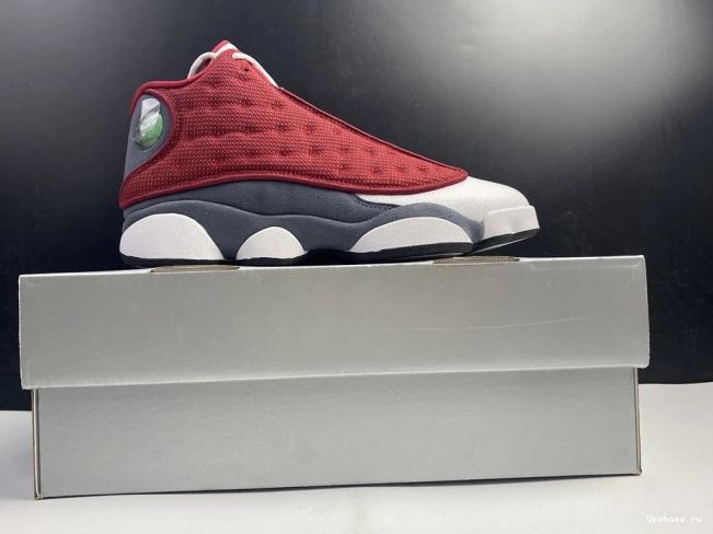 Air 414571-600 Flint 13 Grey Retro Red Jordan Gym 1017